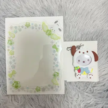 산리오 사진 배지가 포함된 마스코트 시크릿 동전 사진 케이스 포차코