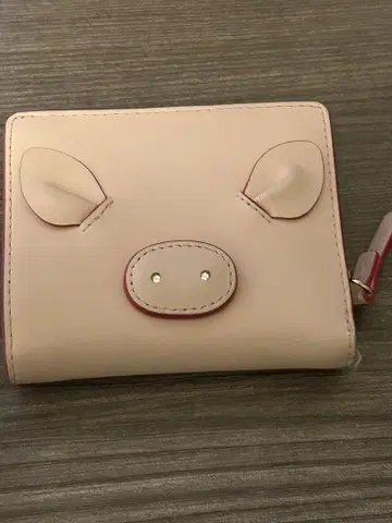 하자 있음 레어 kate spade NEWYORK 돼지 접이식 지갑