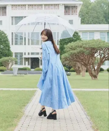 스나이델 피쉬 테일 셔츠 원피스 보더 모리카스미 SNIDEL