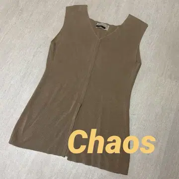 Chaos 카오스 슬리브리스 티셔츠 여름