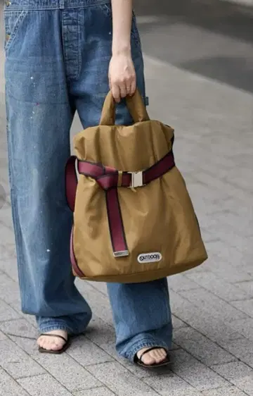 새상품급 SPICK&SPAN 아웃도어 프로덕츠 토트백 카멜
