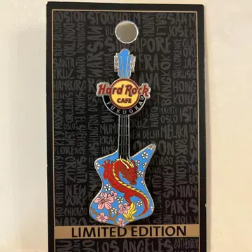 Hard Rock Cafe 한정판 기타 고유명사 핑