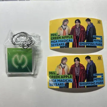 미세스 Mrs. GREEN APPLE 아크릴 키링과 스티커 B