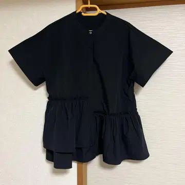 플라스테 페플럼 블라우스 L