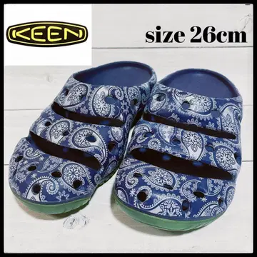 킨 keen 샌들 요기 26cm 페이즐리 새상품급 바다 강 수영장 여름