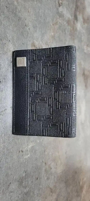 던힐 블랙 가죽 명함지갑 던힐