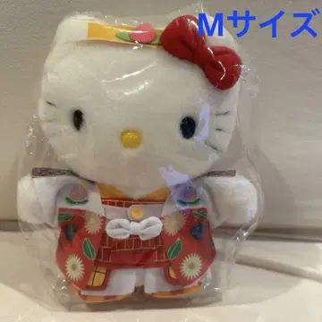 헬로키티  지역 한정 키티  오카야마 한정판  모모타로 봉제 인형