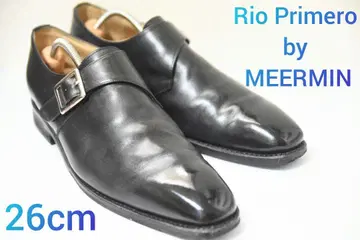 Rio Primero 멜민 몽크 스트랩 소가죽 블랙 컬러 26cm