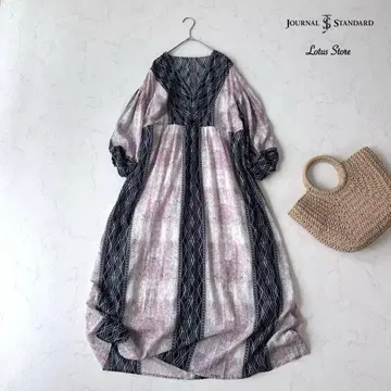 새상품 JOURNAL STANDARD 오리엔탈 프린트 원피스