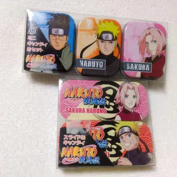 레어 나루토 NARUTO 캔디 캔 케이스 5개 묶음 판매