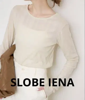 miller/거울 SLOBE 별주 SHEER RIB 크루넥