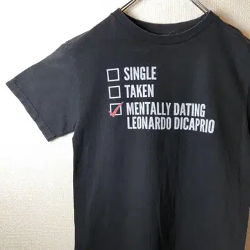 LEONARDO DICAPRIO 티셔츠 블랙 S