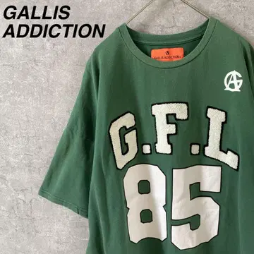 G.F.L GALLIS ADDICTION 티셔츠 반팔 남성용 M 사이즈