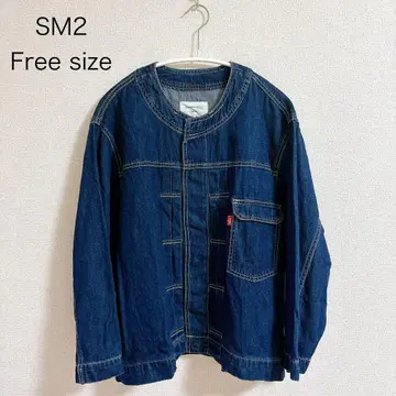사만사 모스모스 블루 SM2 아우터 라이트 자켓 네이비 프리