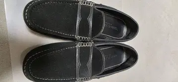 아르마니 GIORGIO ARMANI 블랙 가죽 로퍼