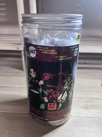 귀멸의 칼날 JAPAN BOTTLE T-SHIRT M 사이즈