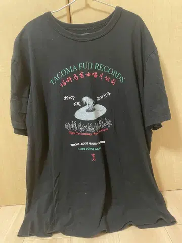 tacoma fuji records 타코마 후지 레코드 티셔츠
