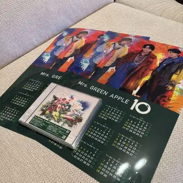 Mrs.GREEN APPLE 기념일 베스트 앨범 클리어 달력 포함