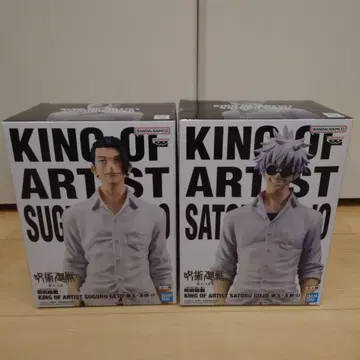 주술회전 KING OF ARTIST 고죠 사토루 게토 스구루 피규어 2종