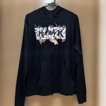 Hurley 할리 플라워 프린트 M 사이즈 래쉬 가드 UPF50+