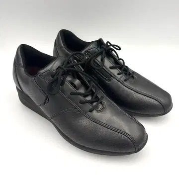 미즈노 MIZUNO 가죽 워킹화 [24] 블랙 사이드 지퍼