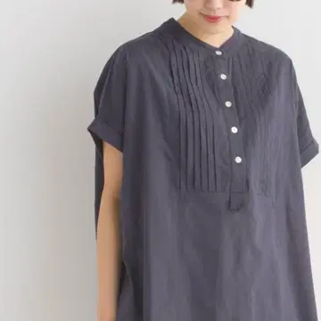 택 포함 새상품 오메네스 반팔 튜닉 셔츠 블라우스 omnes