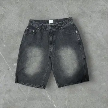 블레스 데님 와이드 반바지