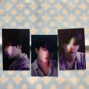 BTS Proof 사노쿠 랜덤 트레이딩 카드 3장