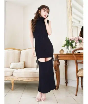 Darich 원피스 디자인 터틀 롱 원피스