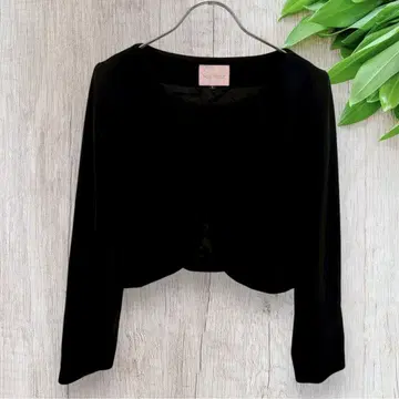 SOIR PERLE 자켓 리본 관혼상제 예쁜 블랙