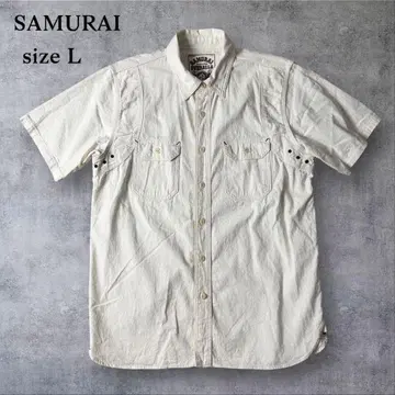 SAMURAI OVERALLS 사무라이 오버롤 반팔 워크 셔츠