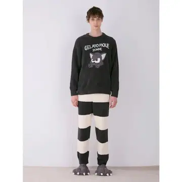 정품 젤라또피케 캣 자카드 상하의 세트 남성용 L