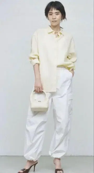 GALLARDAGALANTE 개럴개런트 나일론 카고 드로스트 팬츠