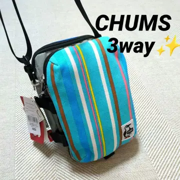 CHUMS 참스 디바이드 숄더백 3way 다기능 파우치 2층
