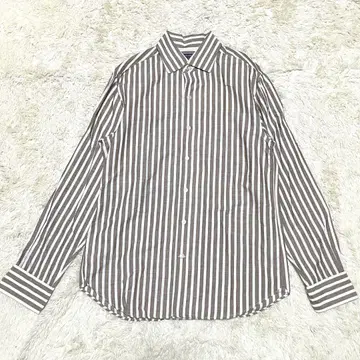 새상품급 TOMORROWLAND PILGRIM 린넨 혼방 셔츠 스트라이프