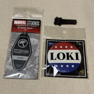 MARVEL LOKI BIG 캔뱃지 모텔 키링 핀 배지