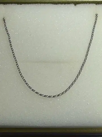 K10WG 심플 체인 목걸이 40cm 2g