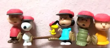 PEANUTS 스누피 나란히 6개