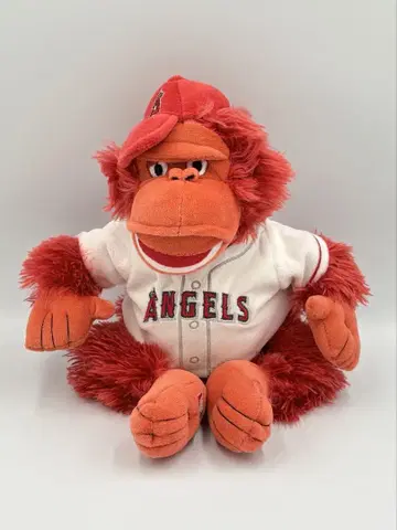 MLB 공식 로스앤젤레스 엔젤스 고릴라 봉제 인형