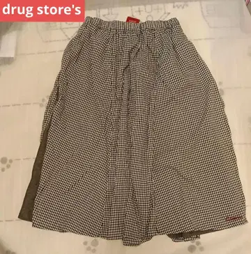 drug store's 드럭 스토어즈 롱 스커트 깅엄