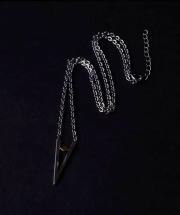 아들러 surgical stainless "A" 목걸이