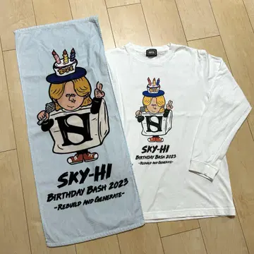 SKY-HI Birthday Bash 2023 롱 슬리브 티셔츠 & 타월