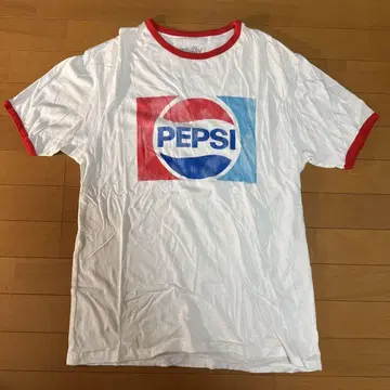 PEPSI 티셔츠 L 사이즈 화이트/레드