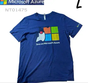 기업 로고 Microsoft Azure 마이크로소프트 티셔츠 미국제 원단