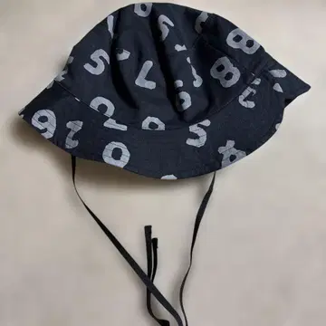 가격 인하 불가! 1회만 사용한 소우소우 숫자 프린트 버킷 햇 사이클링