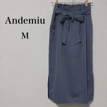 Andemiu 라이트 블루 타이트 스커트 M