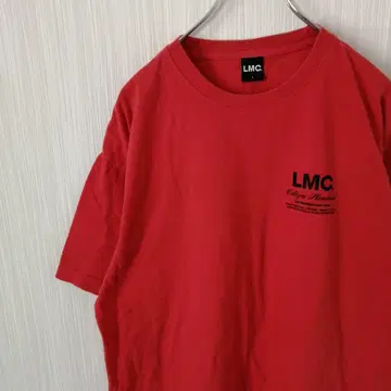 LMC. 티셔츠 반팔 천사 엔젤 빨간색 남성용
