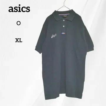 아식스 asics 피케 셔츠 반팔 빅 사이즈 O XL 블랙