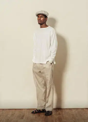 PHIGVEL LINEN WIDE TROUSERS 피그벨