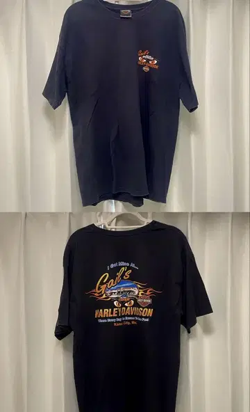 Gail's Harley-Davidson 티셔츠 블랙